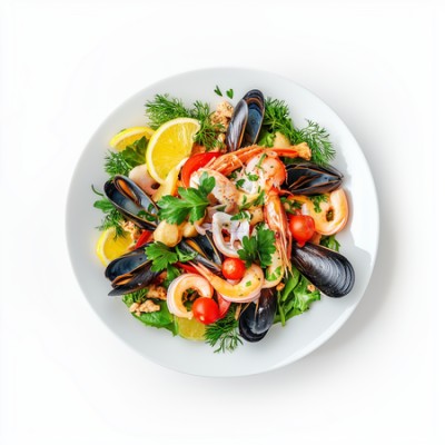 Фирменное блюдо Морской гриль прованс - купить в Кутуйке